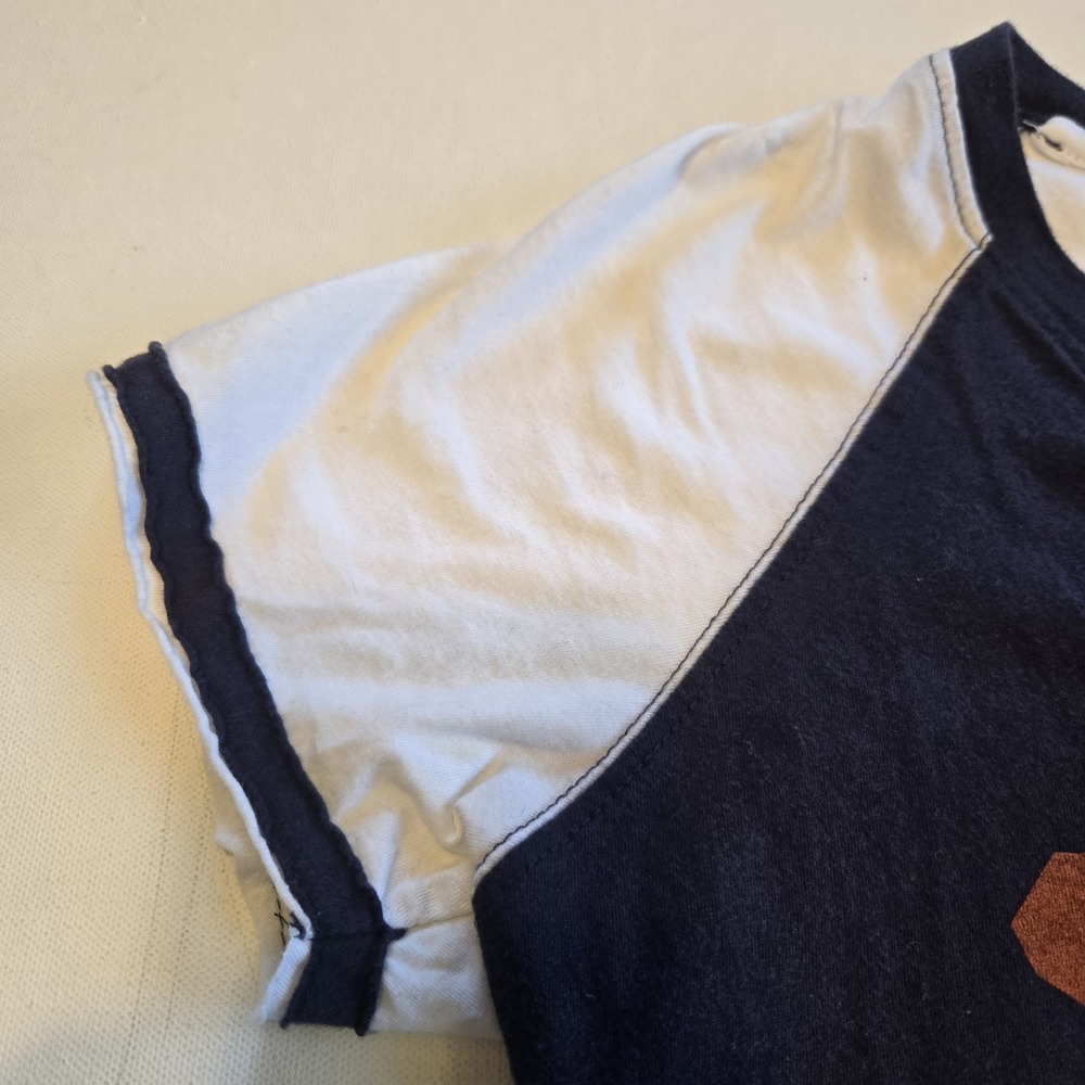 Chicago Bears Logo V-Neck Womens Tee NFL Team Apparel Size Med - Picture 3 of 7